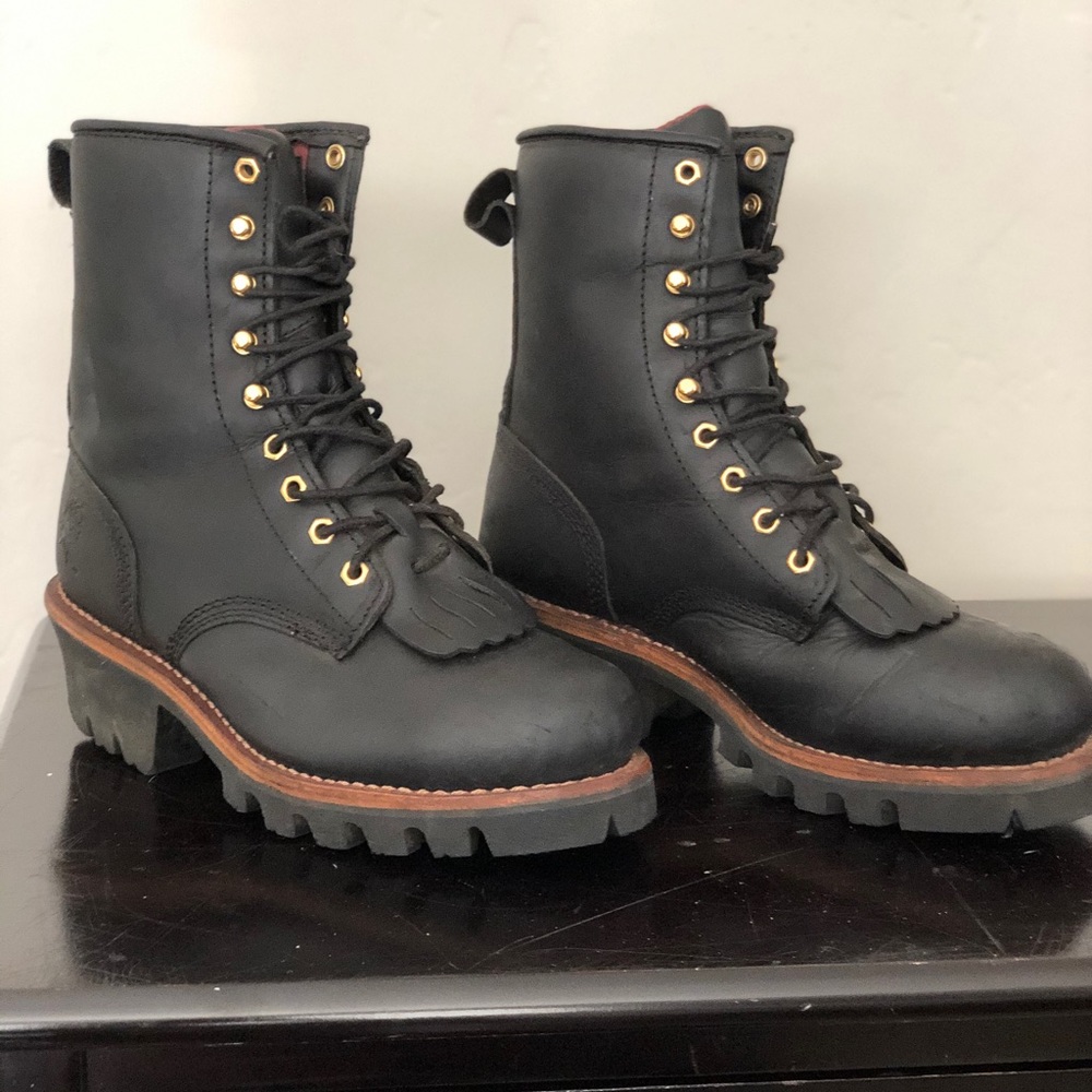Chippewa Lace up Combat style Boots